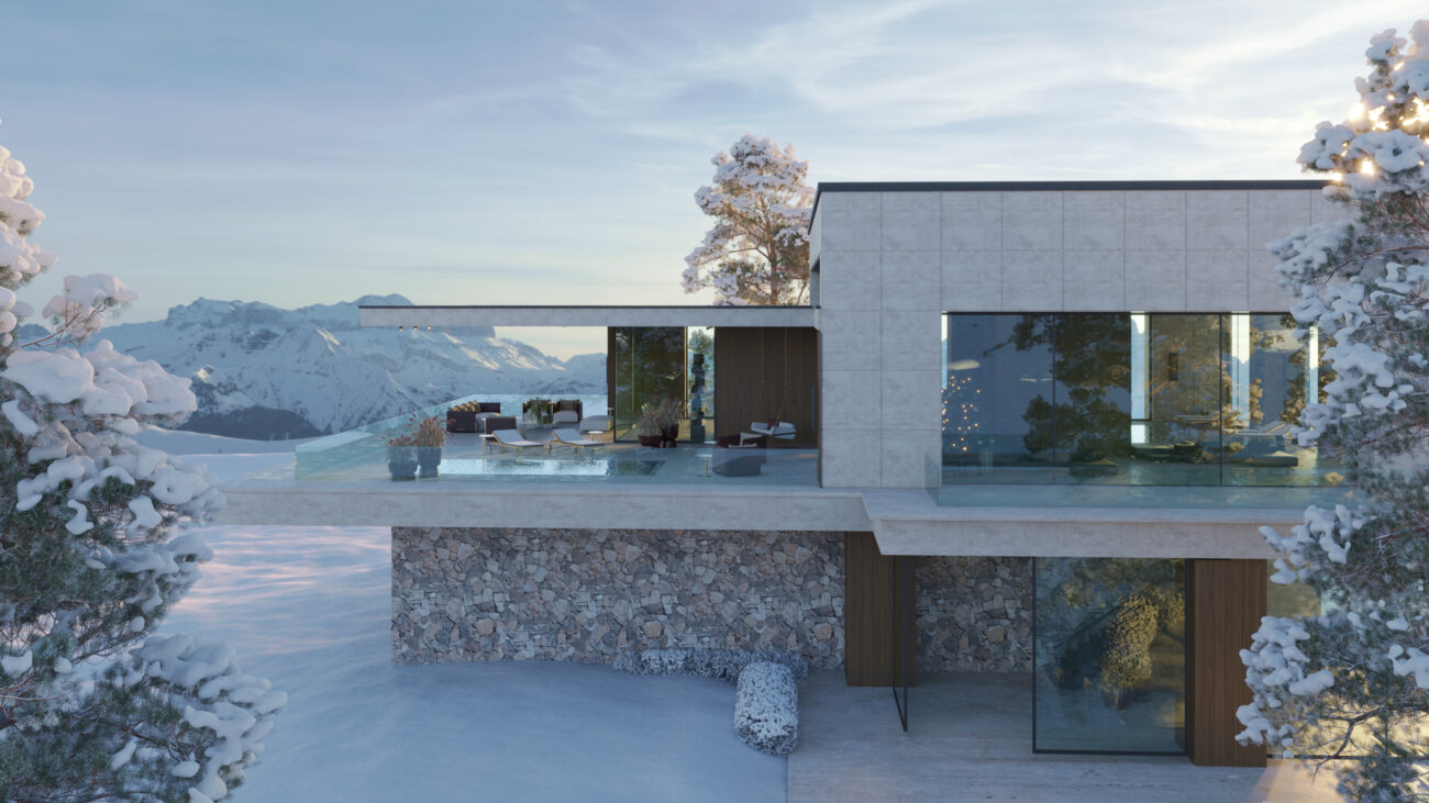 winter-modern-house